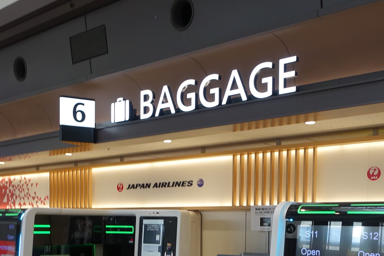 飛行機の手荷物
