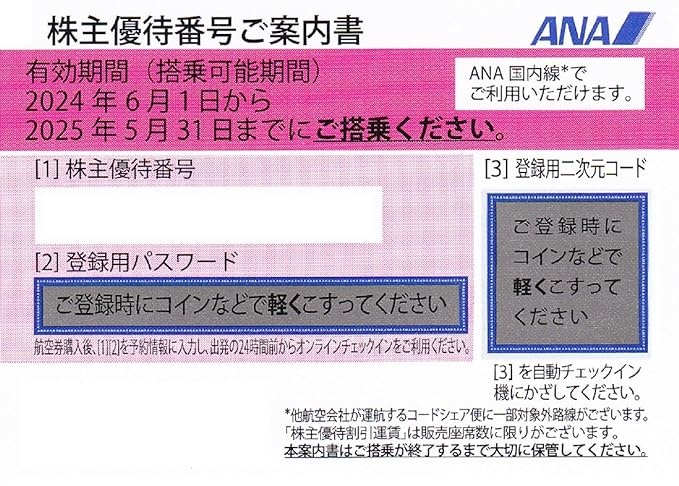 ANA株主優待割引